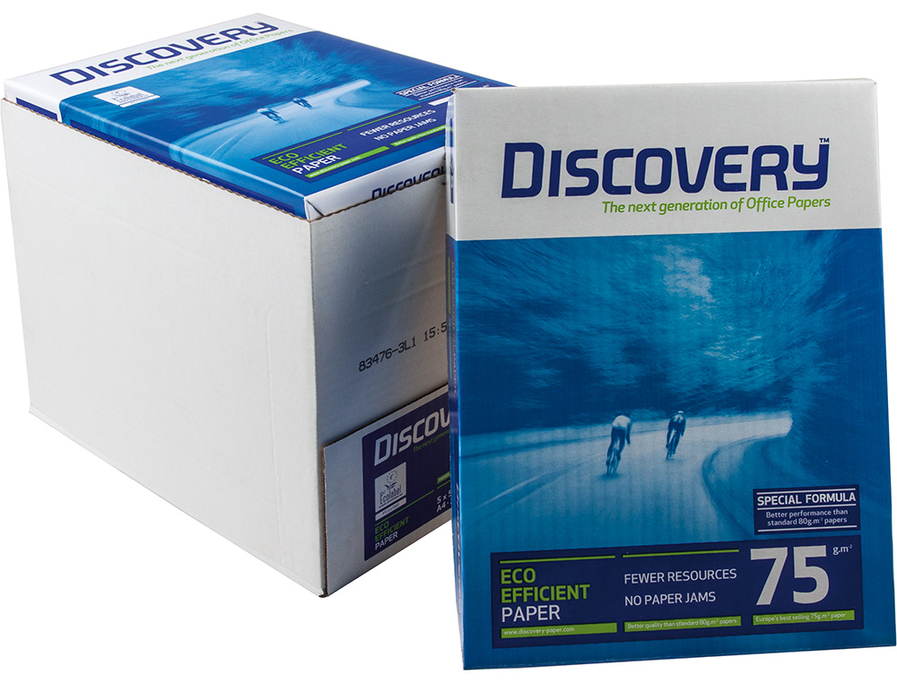 DISCOVERY - Papel Multifunción PAQUETE 500h - 75g. DIN A4 (Ref.0567SW)