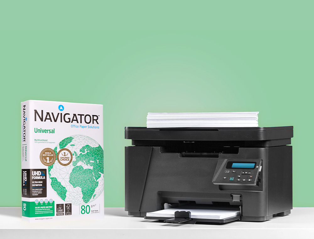 NAVIGATOR - Universal. Papel multifuncion 500h 80 g. A4 (Ref.0472UN)