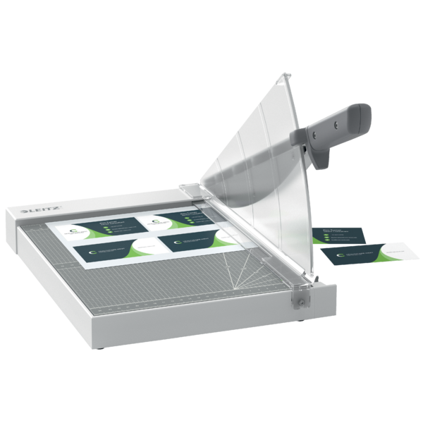 LEITZ - GUILLOTINA DE PALANCA PRECISION HOME OFFICE A4 BASE PLASTICO LONGITUD CORTE 380 MM CAPACIDAD DE CORTE 10 HOJAS (Ref.90190000-2101970)