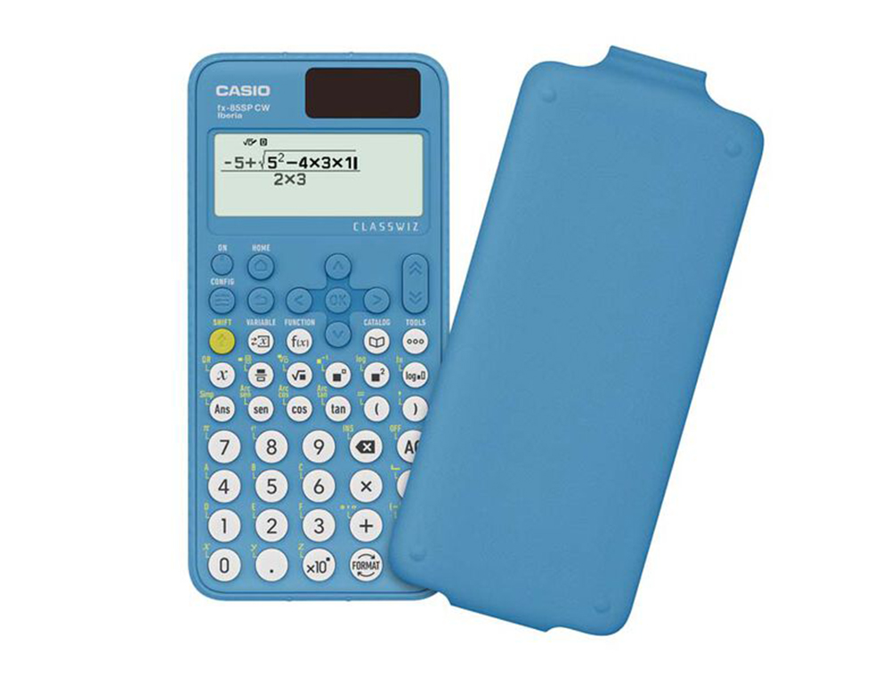 CASIO - Calculadora Científica FX-85 SP CW (63x192 puntos) 10+2 dígitos - AZUL (Ref.FX-85SP CW)