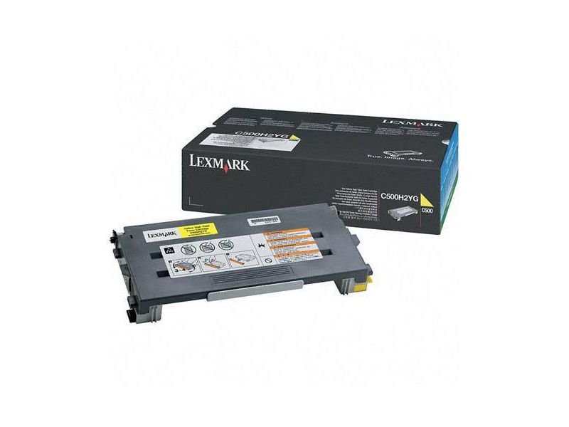 LEXMARK - Toner Laser ORIGINALES Amarillo (Ref.C500H2YG)