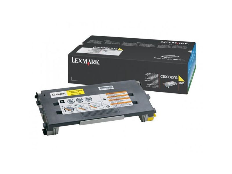 LEXMARK - Toner Laser ORIGINALES Amarillo (Ref.C500S2YG)