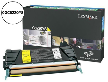 LEXMARK - Toner Laser ORIGINALES Amarillo C522 3.000pg (Ref.C5220YS)