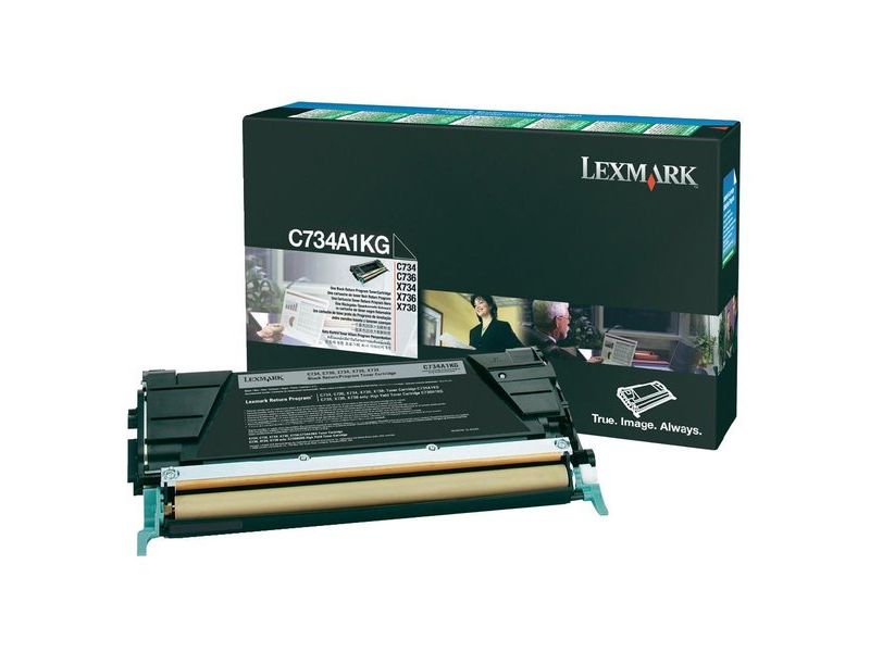 LEXMARK - Toner Laser ORIGINALES Negro (Ref.C734A1KG)