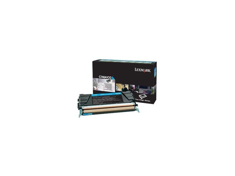 LEXMARK - Toner Laser ORIGINALES Cyan (Ref.C746A1CG)