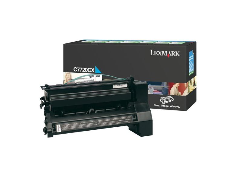 LEXMARK - Toner Laser ORIGINALES Cyan Retornable Retornable (Ref.C7720CX)