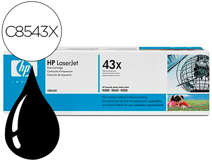 HP ( HEWLETT PACKARD ) - Toner Laser ORIGINALES 43X NEGRO 30K (Ref.C8543X)