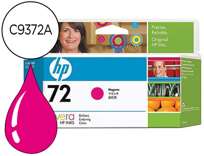 HP ( HEWLETT PACKARD ) - Cartuchos ORIGINALES Inyección De Tinta Magenta (Ref.C9372A)