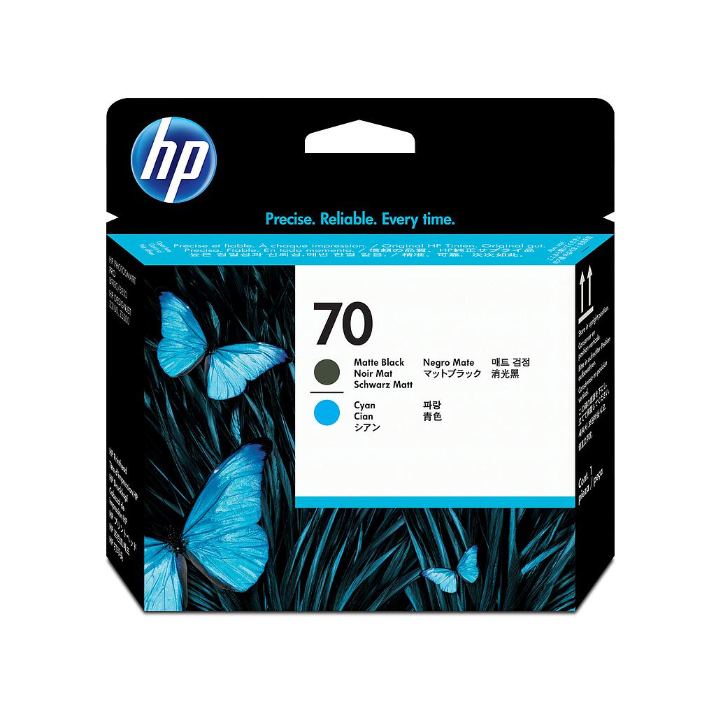 HP ( HEWLETT PACKARD ) - Cabezal Inyección 70 Negro (Ref.C9404A)