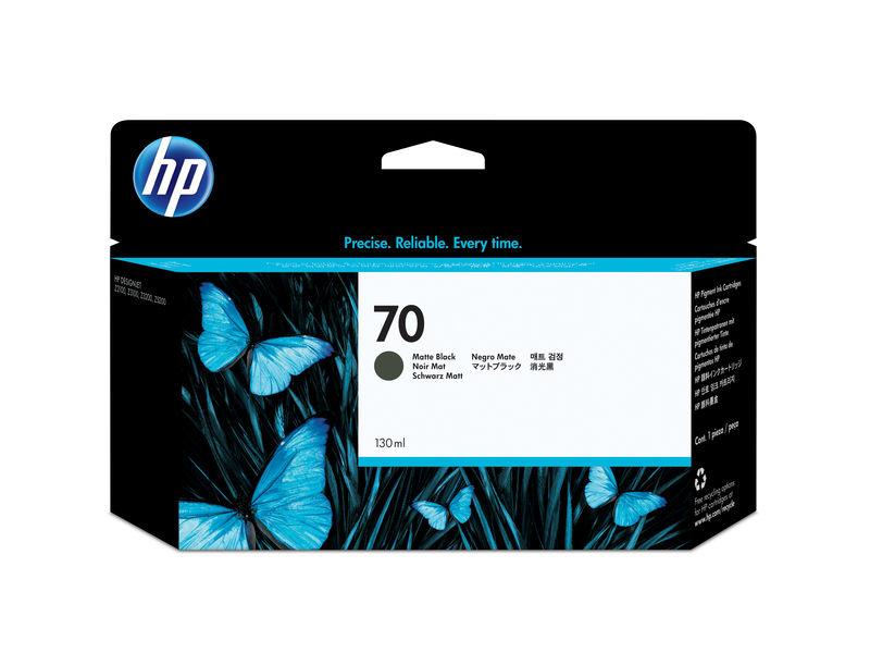 HP ( HEWLETT PACKARD ) - Cartuchos ORIGINALES Inyección De Tinta 70 Negro Mate (Ref.C9448A)