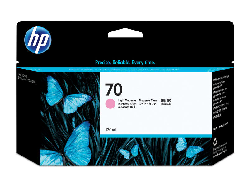 HP ( HEWLETT PACKARD ) - Cartuchos ORIGINALES Inyección De Tinta 70 Magenta Claro (Ref.C9455A)