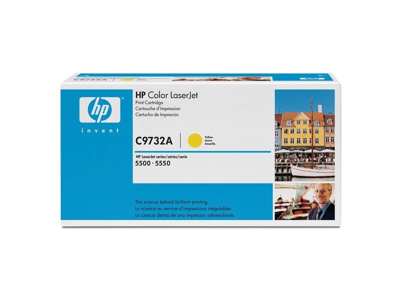 HP ( HEWLETT PACKARD ) - Toner Laser ORIGINALES 645A Amarillo (Ref.C9732A)