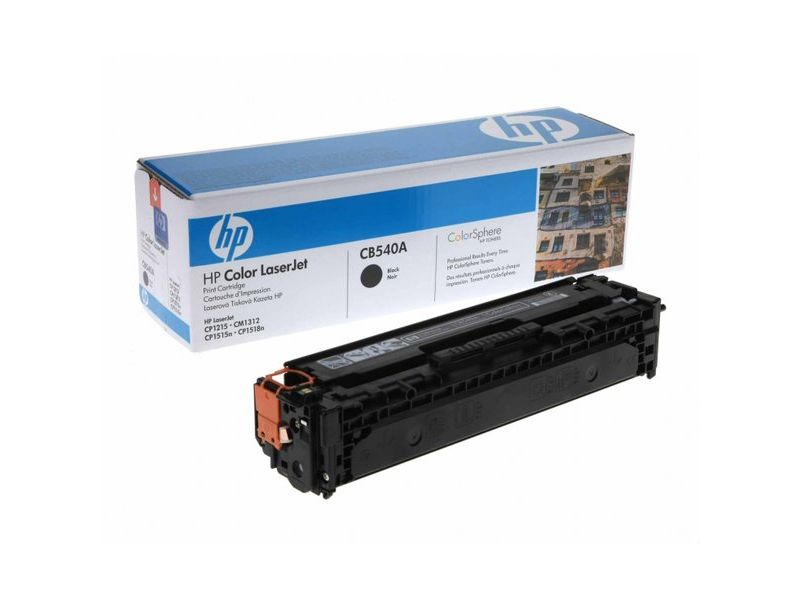 HP ( HEWLETT PACKARD ) - Toner Laser ORIGINALES 125A Negro (Ref.CB540A)