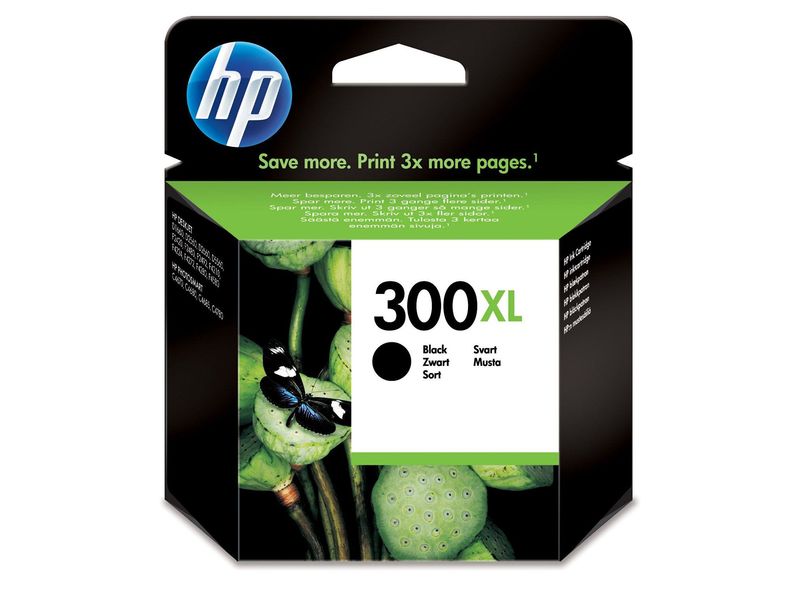 HP ( HEWLETT PACKARD ) - Cartuchos ORIGINALES Inyección De Tinta 300XL Negro (Ref.CC641EE#ABE)