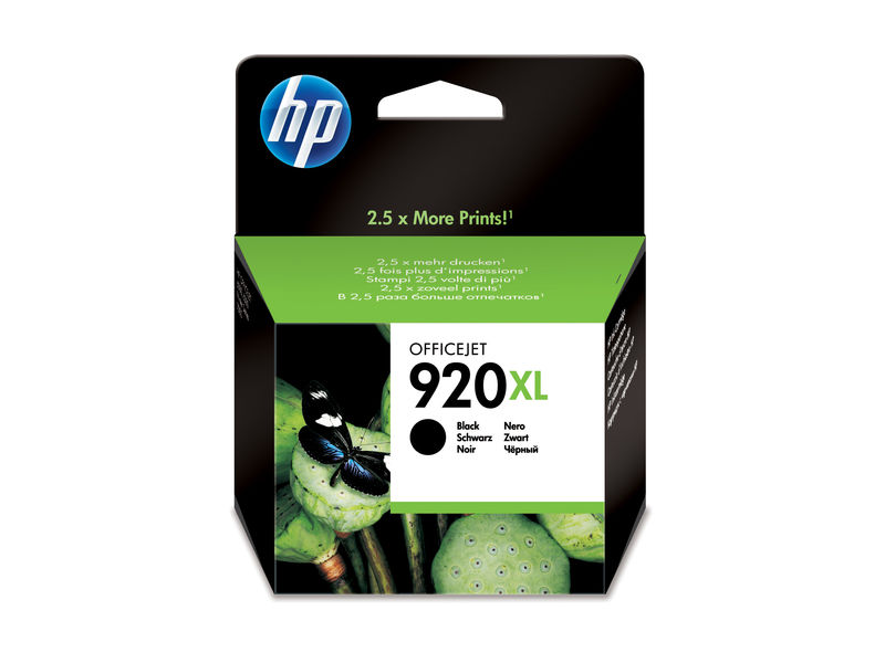 HP ( HEWLETT PACKARD ) - Cartuchos ORIGINALES Inyección De Tinta 920XL Negro (Ref.CD975AE#BGY)