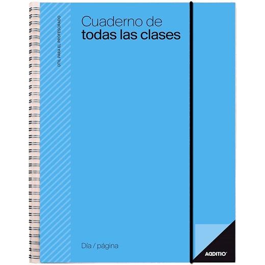ADDITIO - CUADERNO PROFESOR TODAS LAS CLASES 225x310 D/P SURTIDO (Ref.P232)