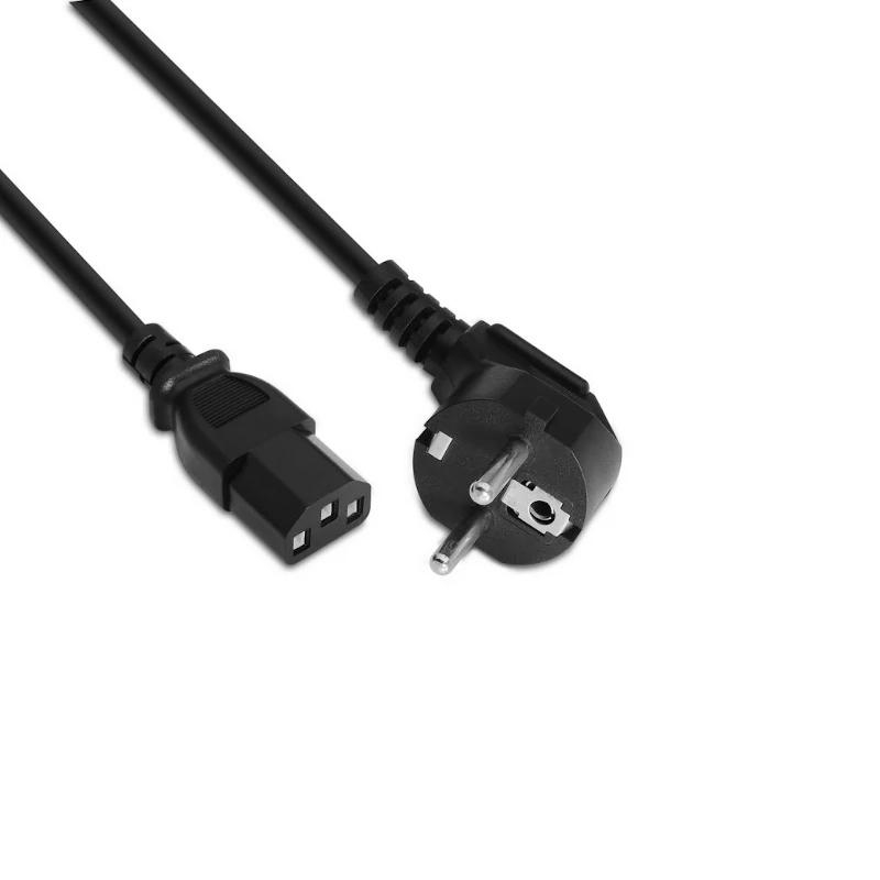AISENS - CABLE ALIMENTACIÓN CPU CEE7/M - C13/H NEGRO 1,5M (Ref.A132-0167)