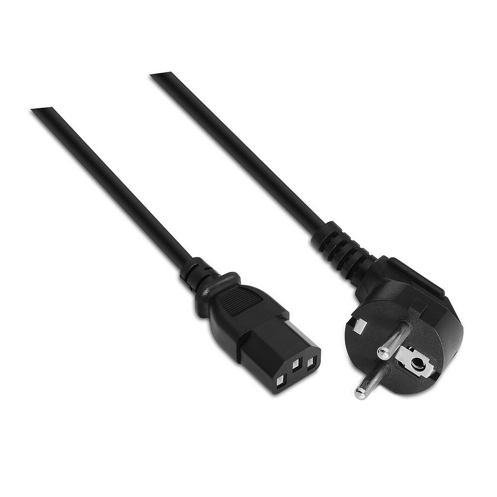 AISENS - CABLE ALIMENTACIÓN CPU, CEE7/M-C13/H, NEGRO, 10M (Ref.A132-0170)