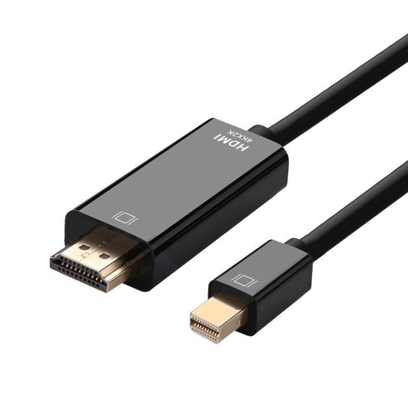 AISENS - CABLE CONVERSOR MINI DISPLAYPORT A HDMI DP/M - HDMI/M NEGRO 2,0M (Ref.A125-0361)