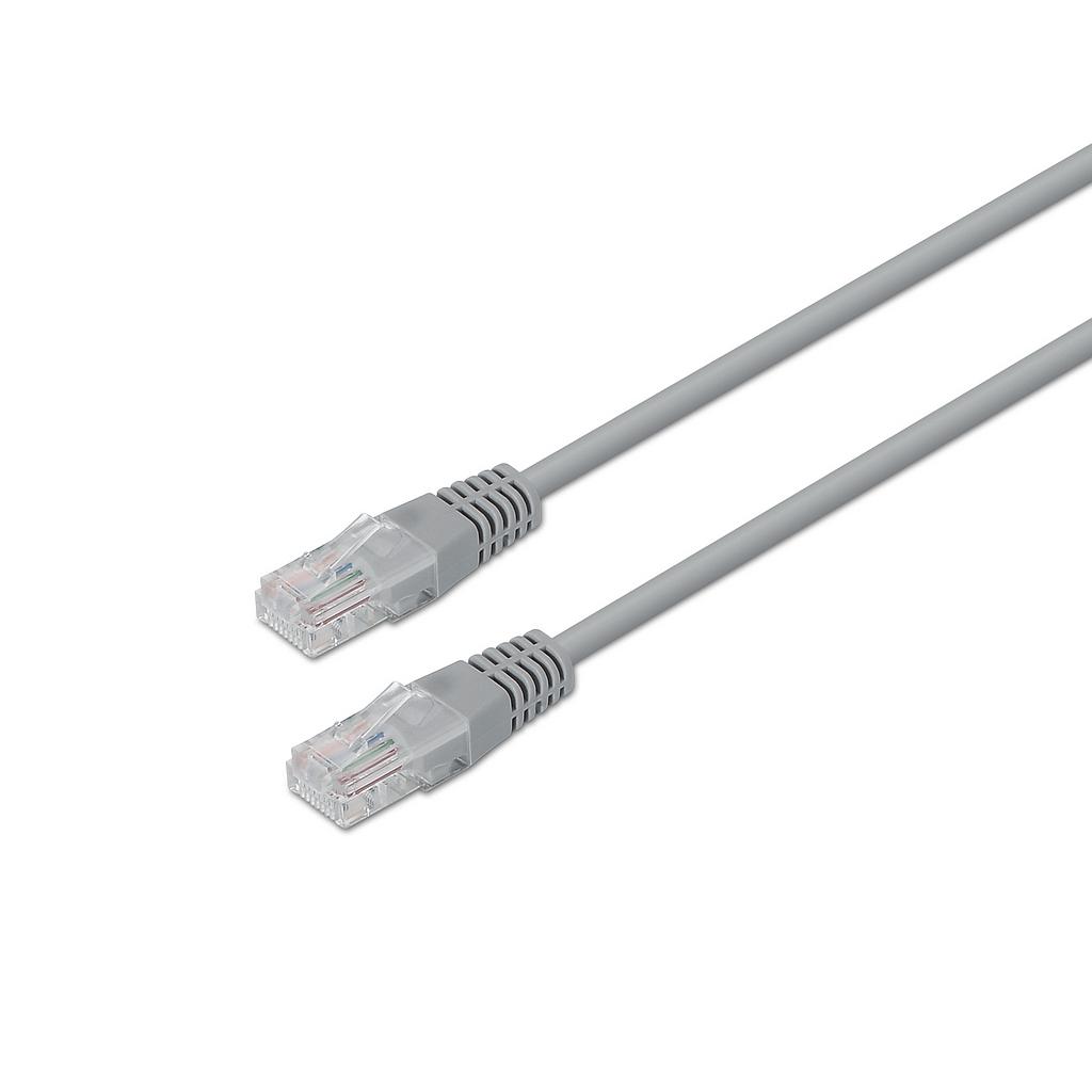 AISENS - CABLE DE RED LATIGUILLO RJ45 LSZH CAT.6 UTP AWG24, GRIS, 10M (Ref.A135-0271)