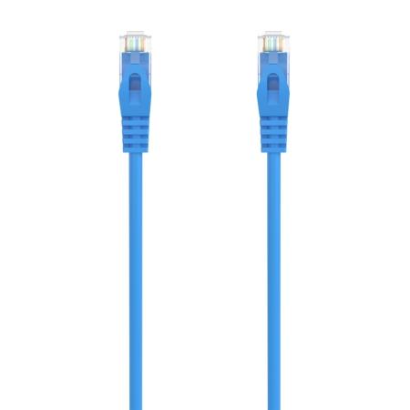 AISENS - CABLE DE RED LATIGUILLO RJ45 LSZH CAT.6A 500 MHZ UTP AWG24 AZUL 2,0M (Ref.A145-0575)