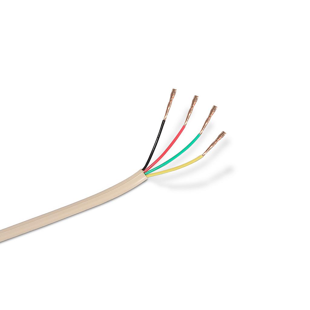AISENS - CABLE DE TELÉFONO 4C, BEIGE, 100M (Ref.A143-0321)
