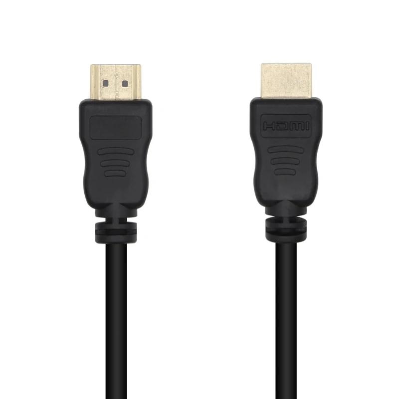 AISENS - CABLE HDMI V1.4 ALTA VELOCIDAD 14+1 CCS, A/M-A/M, NEGRO, 2.0M (Ref.A119-0530)