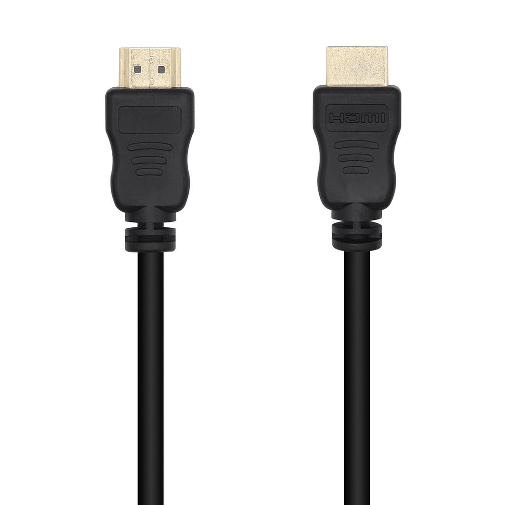 AISENS - CABLE HDMI V1.4 ALTA VELOCIDAD 14+1 CCS, A/M-A/M, NEGRO, 3.0M (Ref.A119-0531)