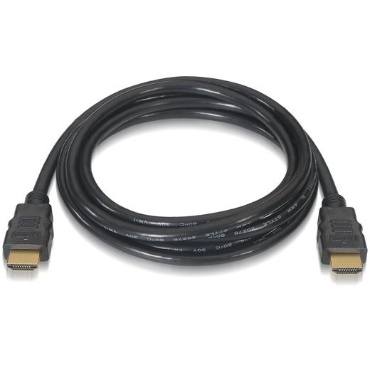 AISENS - CABLE HDMI V2.0 PREMIUM ALTA VELOCIDAD HEC 4K@60HZ 18GBPS A/M - A/M NEGRO 10M (Ref.A120-0372)