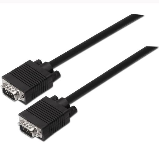 AISENS - CABLE SVGA HDB15/M - HDB15/M NEGRO 1,8M (Ref.A113-0068)