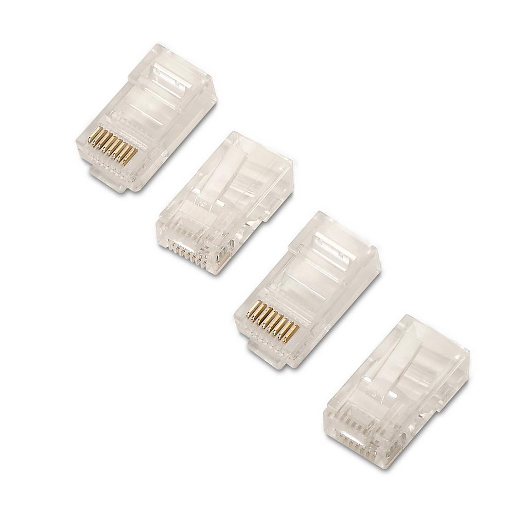 AISENS - CONECTOR RJ45 8 HILOS CAT.5E AWG24 (100 UDS) (Ref.A138-0292)