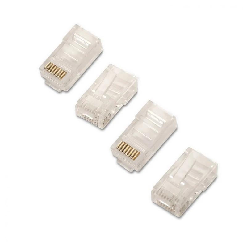 AISENS - CONECTOR RJ45 8 HILOS CAT.6 AWG24 (10 UDS) (Ref.A139-0297)