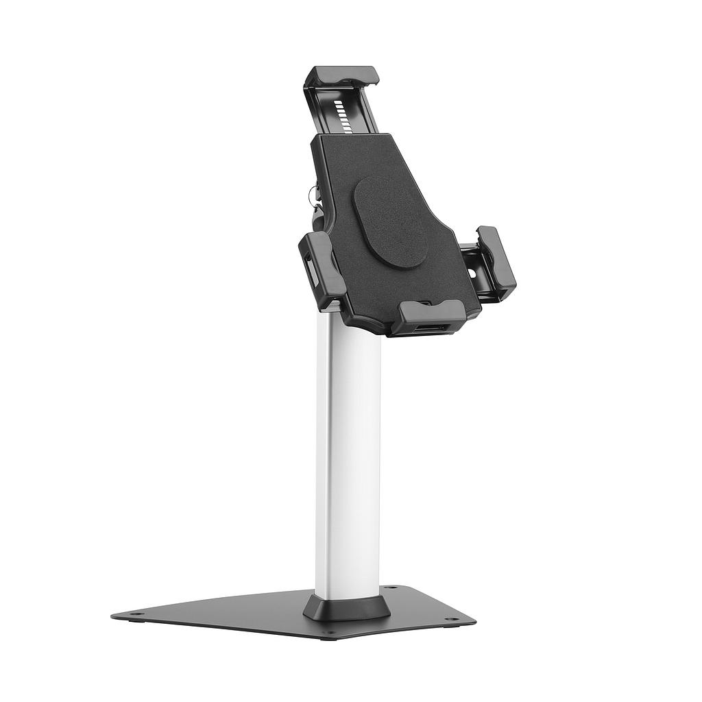 AISENS - Soporte antirobo de sobremesa ajustable (1 pivote) para tablet, negro (Ref.MS1P03-113)