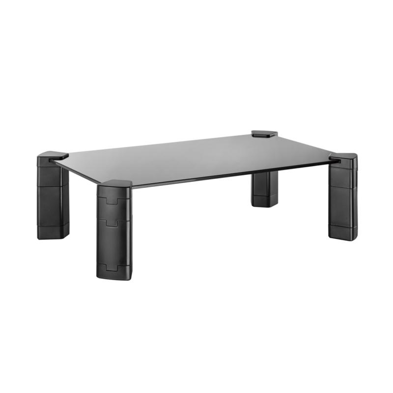 AISENS - SOPORTE ELEVADOR CRISTAL PARA MONITOR/PORTATIL NEGRO (Ref.MR01C-109)