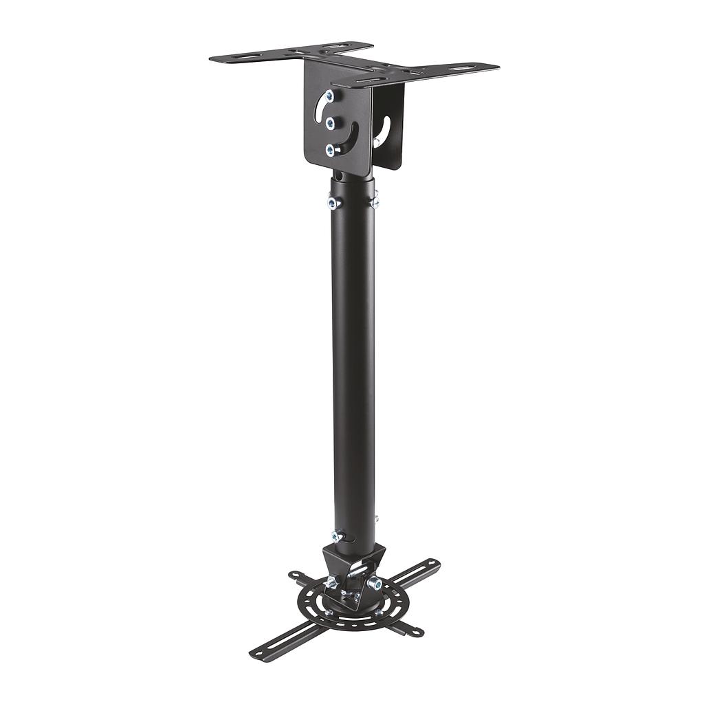 AISENS - SOPORTE UNIVERSAL PRO GIRATORIO, INCLINABLE Y EXTENSIBLE DE TECHO PARA PROYECTOR 20KG, NEGR (Ref.CP02TSRE-051)