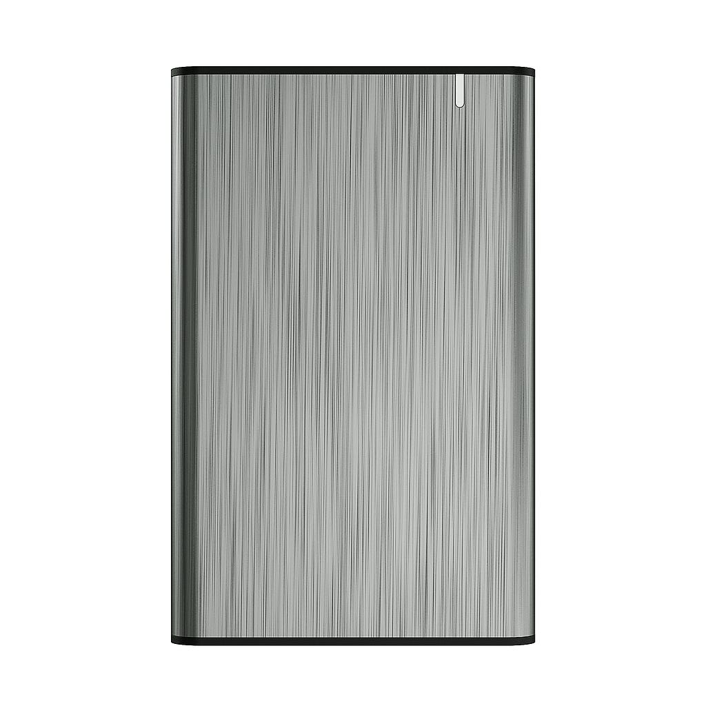 AISENS - -CAJA EXTERNA 2,5 9.5MM SATA A USB 3.0/USB3.1 GEN1, GRIS (Ref.ASE-2525GR)