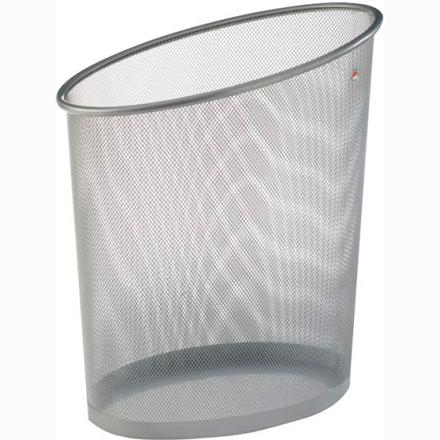 ALBA - PAPELERA CAPACIDAD 18 L REJILLA MESH GRIS (Ref.ALMESHCORB GS)