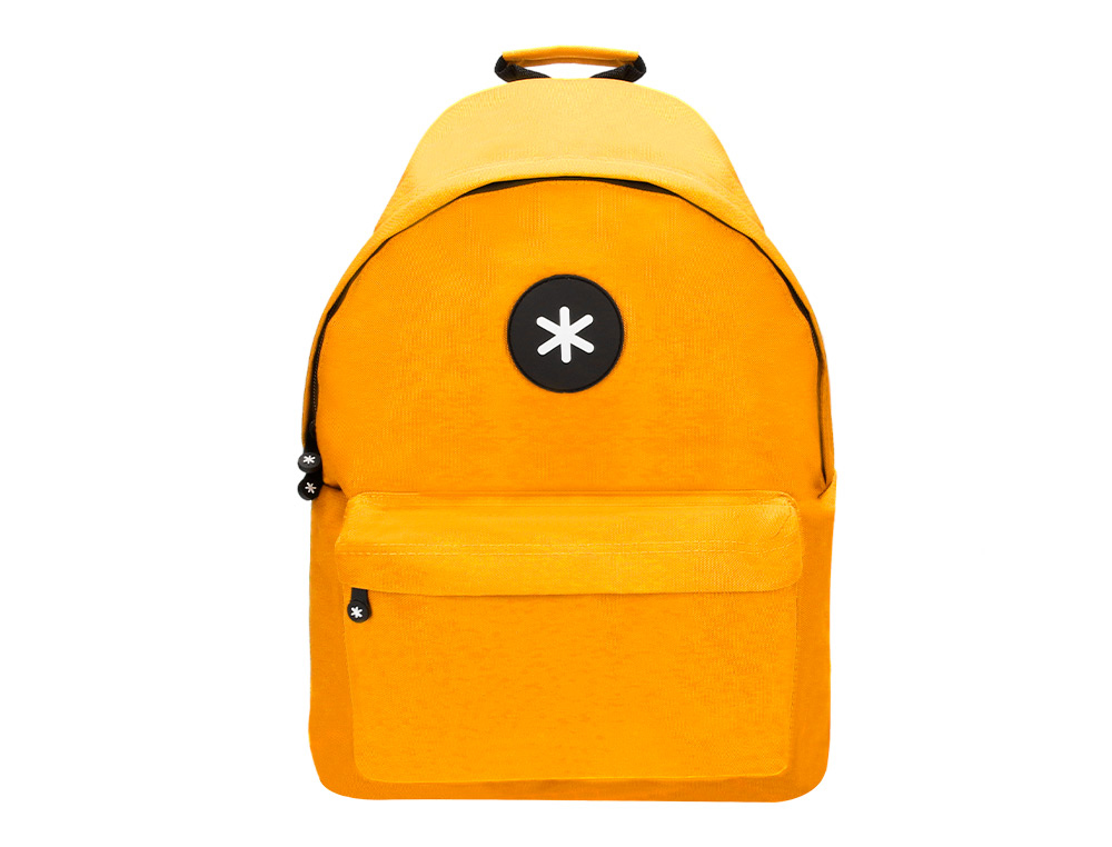 ANTARTIK - CARTERA MOCHILA CON ASA Y BOLSILLOS CON CREMALLERA COLOR MOSTAZA 310X160X410 MM (Ref.TK27)