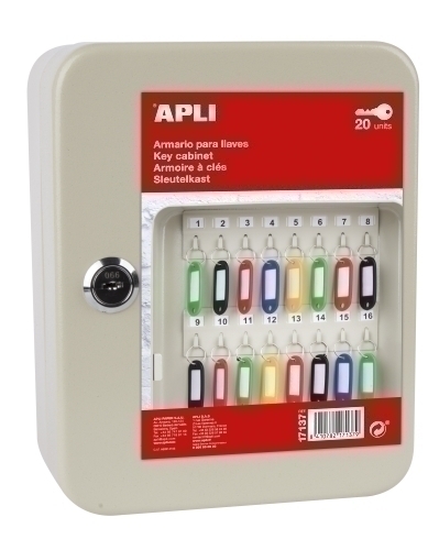 APLI - ARMARIO KEY BOX 20 LLAVES (Ref.17137)