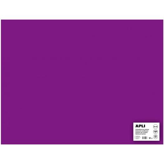 APLI - CARTULINA 170G 50X65CM VIOLETA -25 HOJAS- (Ref.14270)