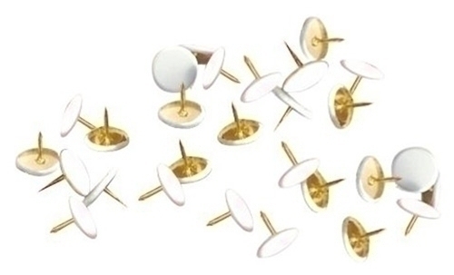 APLI - CHINCHETA COLOR BLANCO CAJA de 50 (Ref.11727)