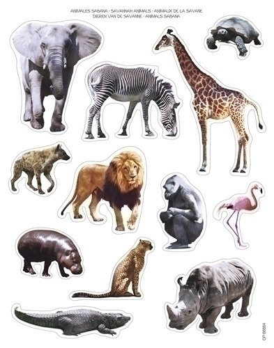 APLI - GOMETS BOLSA 2h ANIMALES SABANA REMOVIBLES () (Ref.16621)