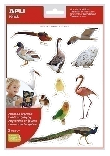 APLI - GOMETS BOLSA 2h REMOVIBLES AVES 24 uds. () (Ref.17630)