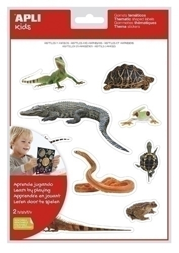APLI - GOMETS BOLSA 2h REMOVIBLES REPTILES Y ANFIBIOS 24 uds. () (Ref.17632)