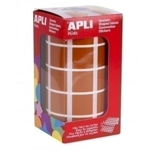 APLI - GOMETS ROLLO 59h CUADRADO 20 mm MARRON 1.770 uds. () (Ref.11501)