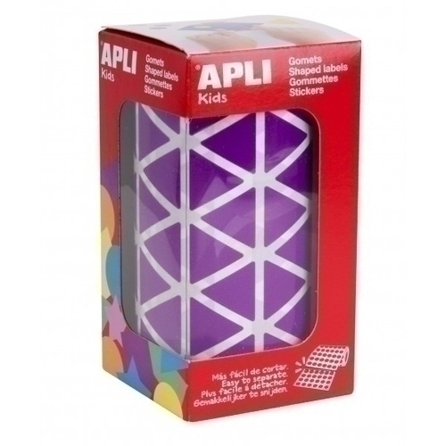 APLI - GOMETS ROLLO 59h TRIANGULO 20 mm LILA 2.832 uds. () (Ref.11495)