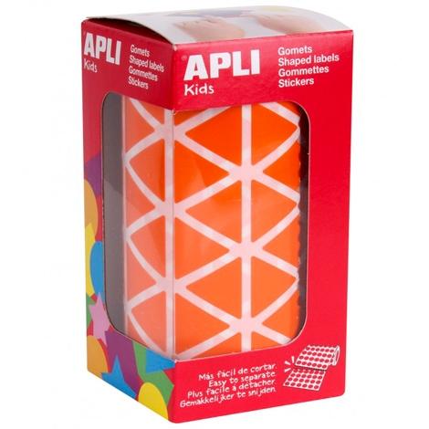APLI - GOMETS ROLLO 59h TRIANGULO 20 mm NARANJA 2.832 uds. () (Ref.11493)