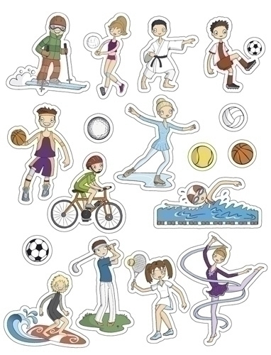 APLI - GOMETS TEMATICOS BOLSA 3h REMOVIBLES DEPORTES 51 uds. () (Ref.11441)