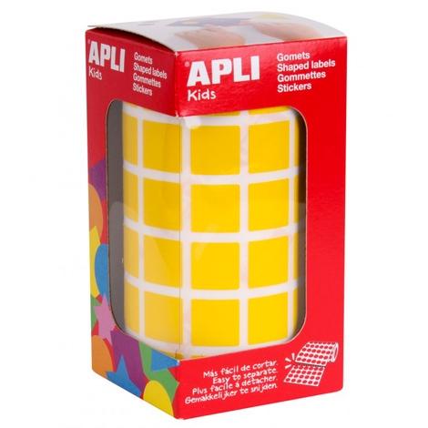 APLI - GOMETS TRIANGULARES 15MM ROLLO AMARILLO (Ref.12475)