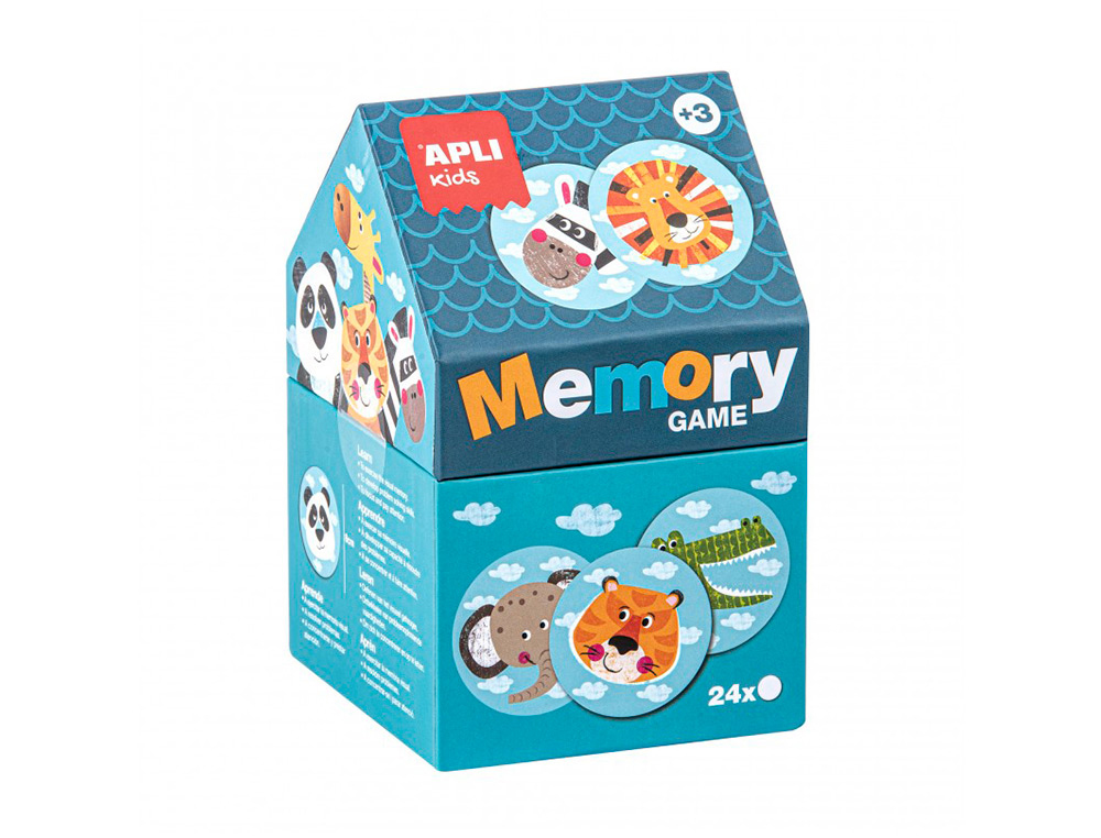 APLI - JUEGO DIDACTICO MEMORY CASITA SAFARI (Ref.16820)